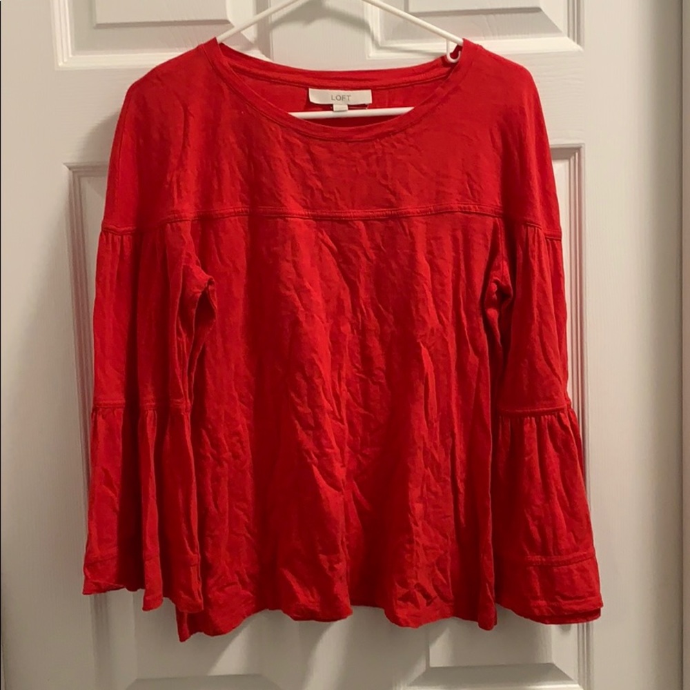 Loft Bell sleeve top